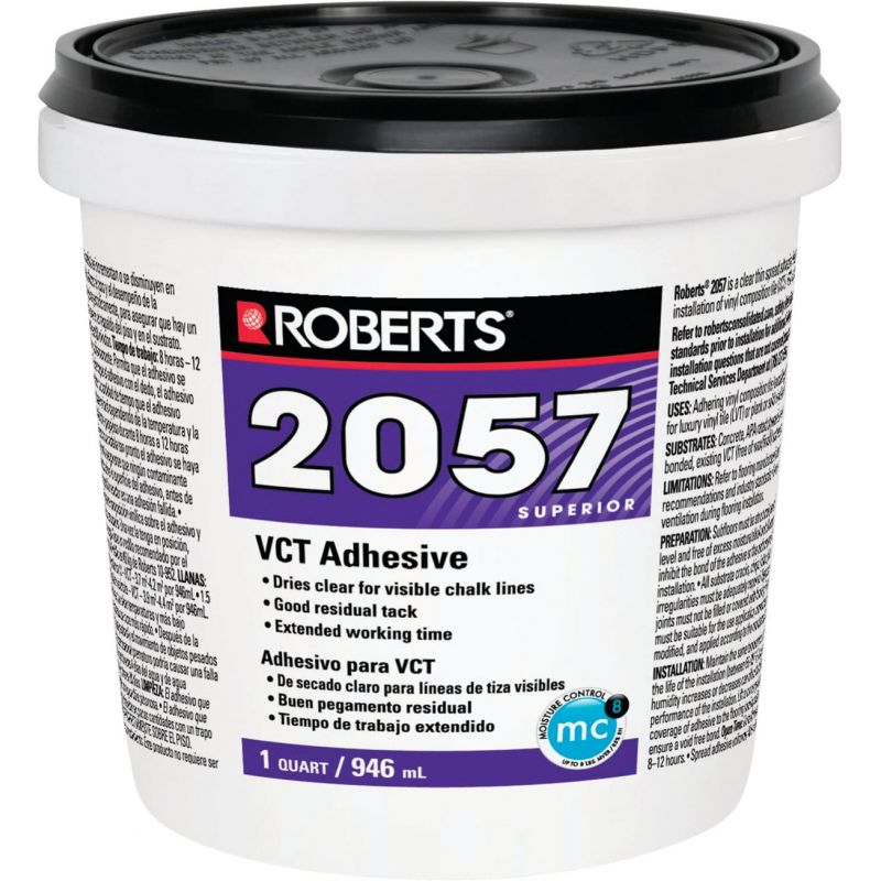 Roberts Clear Thin Spread Floor Tile Adhesive 4 Gal.