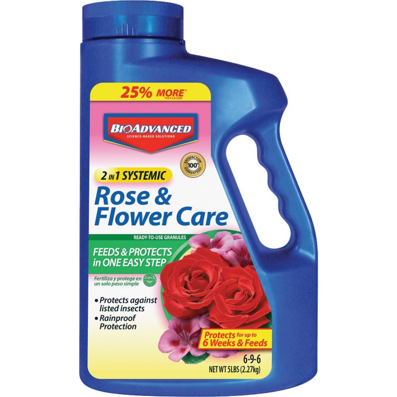 BioAdvanced 2-In-1 Rose &amp; Flower Care Insect Killer 5 Lb., Shaker