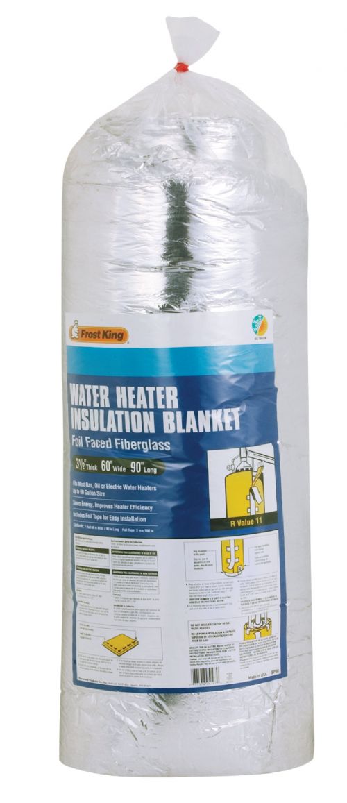 How to install the Frost King Water Heater Insulation Blanket
