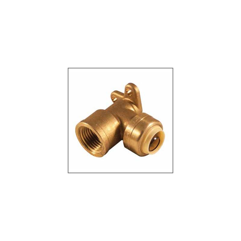 aqua-dynamic 9492-903 Drop Ear Pipe Elbow, 1/2 in, 90 deg Angle, Brass