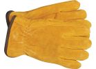 Do it Lined Leather Winter Work Glove M, Tan