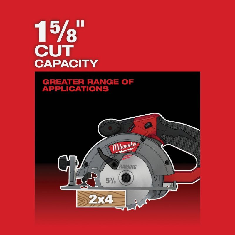 Milwaukee M12 FUEL Lithium-Ion Brushless Cordless Circular Saw - Tool Only