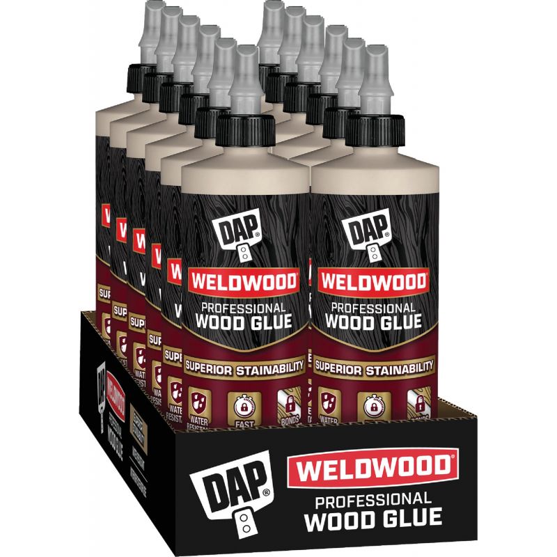 DAP Weldwood Tan Wood Glue Tan, 16 Oz.