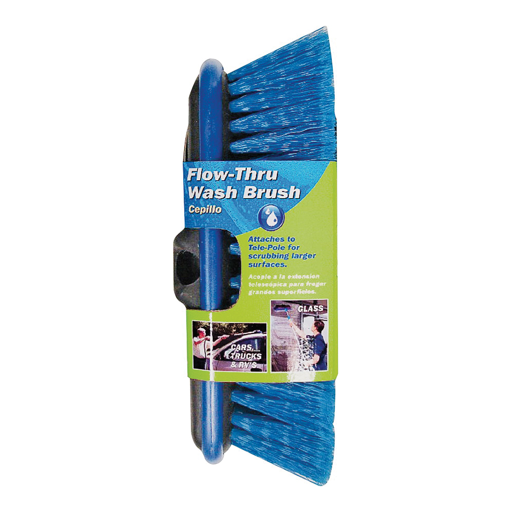 Unger 10 in. Waterflow Scrub Brush with Squeegee 964810 - The Home