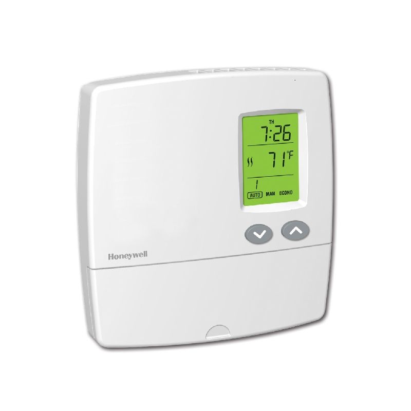 Honeywell RLV4350A1014/E1 Programmable Thermostat, 240 V, Backlit Display