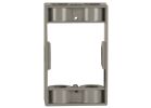 Hubbell 5400-0 Extension Adapter, 5-1/4 in L, 3-1/2 in W, 1-Gang, 6-Knockout, Die-Cast Aluminum, Gray, Powder-Coated Gray