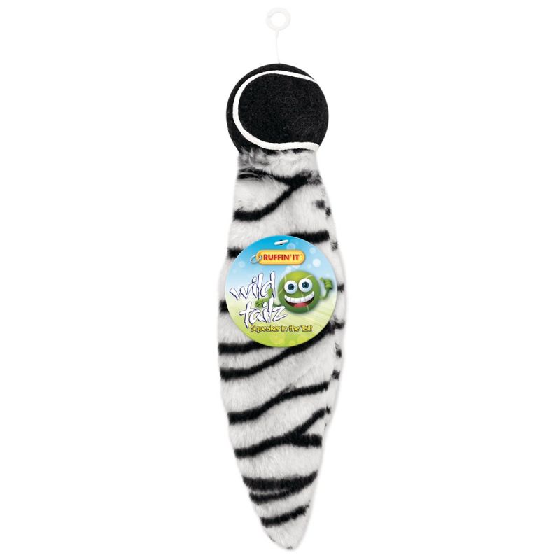 Westminster Pet Ruffin&#039; it Wild Tailz Dog Toy 12 In. L., Animal Print