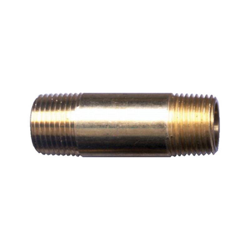Fairview 113-B2-1/2P Long Pipe Nipple, 1/4 in, NPT, Brass, 1200 psi Pressure, 2-1/2 in L