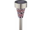Outdoor Expressions Mosaic Solar Path Light Blue Or Purple (Pack of 12)