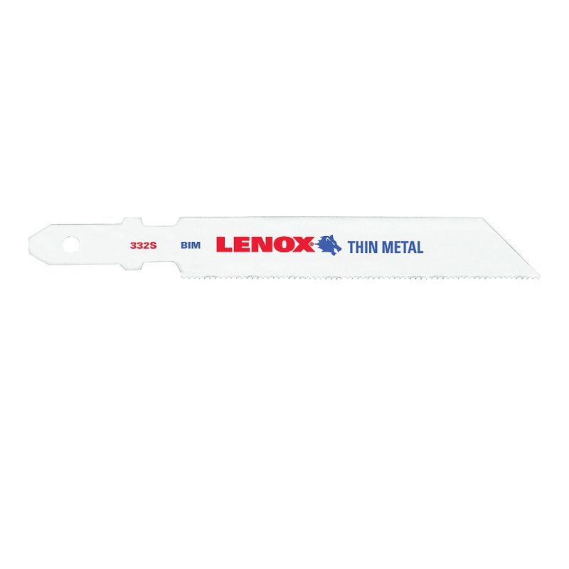 Lenox 20803BT332S Jig Saw Blade, 3/8 in W, 3-5/8 in L, 32 TPI