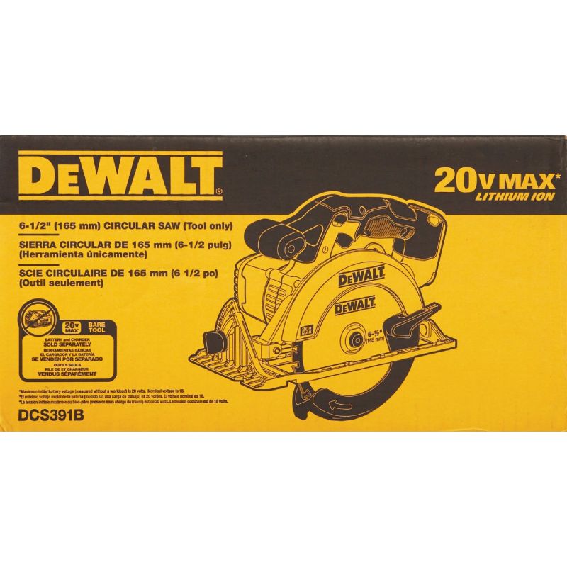 DeWalt 20V MAX Lithium-Ion Cordless Circular Saw - Tool Only
