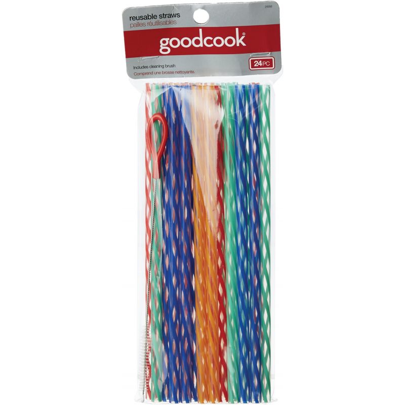 Goodcook Plastic Straw Assorted