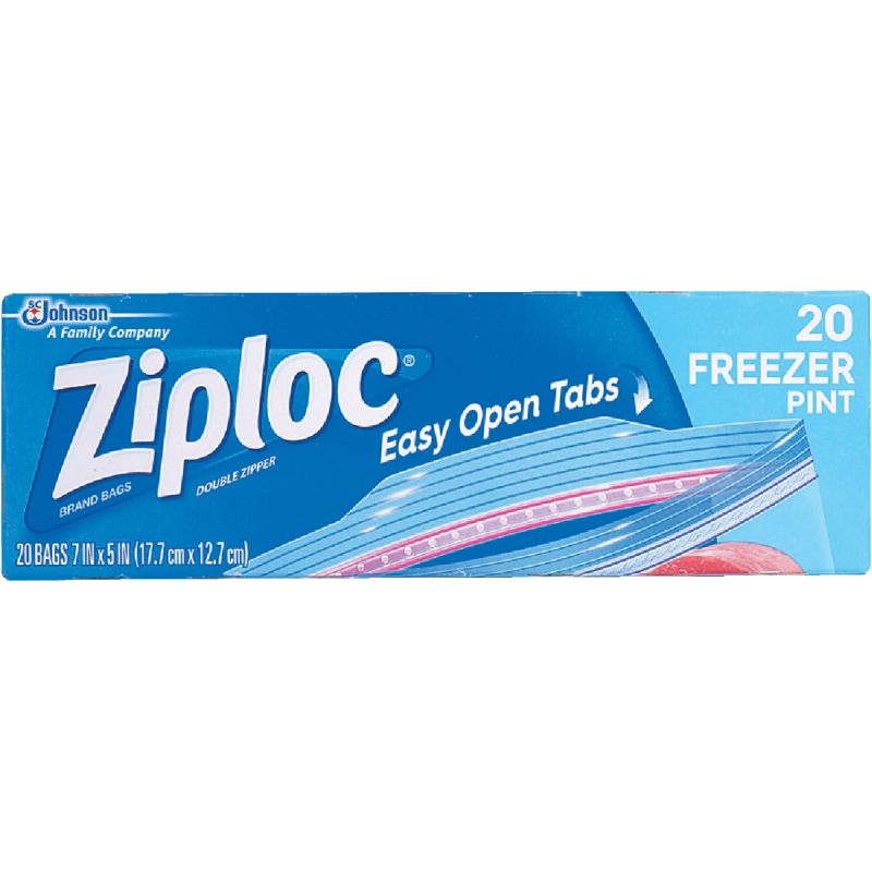 Ziploc Double Zipper Freezer Bag Pint