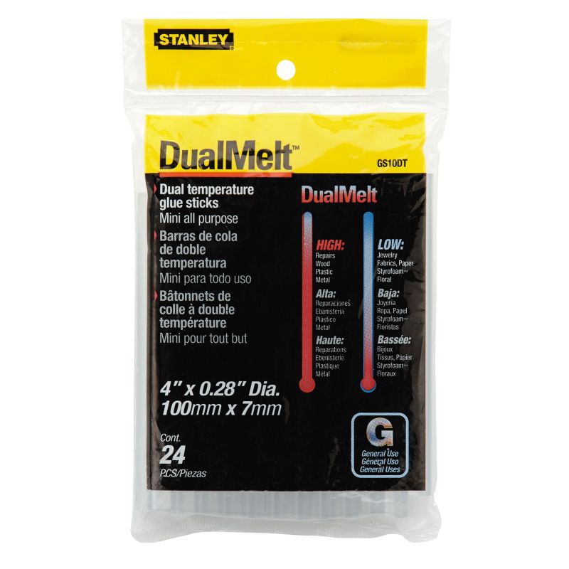Stanley GS10DT Glue Stick, Resin Odor, Clear Clear
