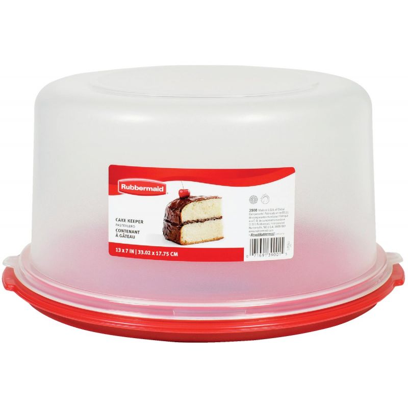 Rubbermaid Durable Cake Keeper Red