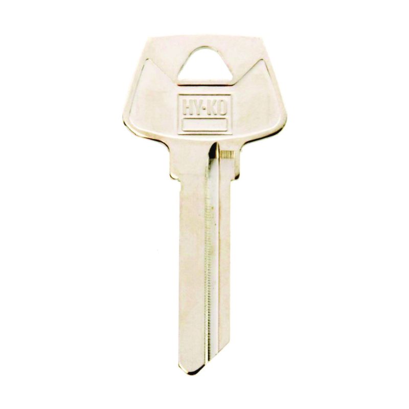 Hy-Ko 11010S23 Key Blank, Brass, Nickel, For: Sargent Cabinet, House Locks and Padlocks