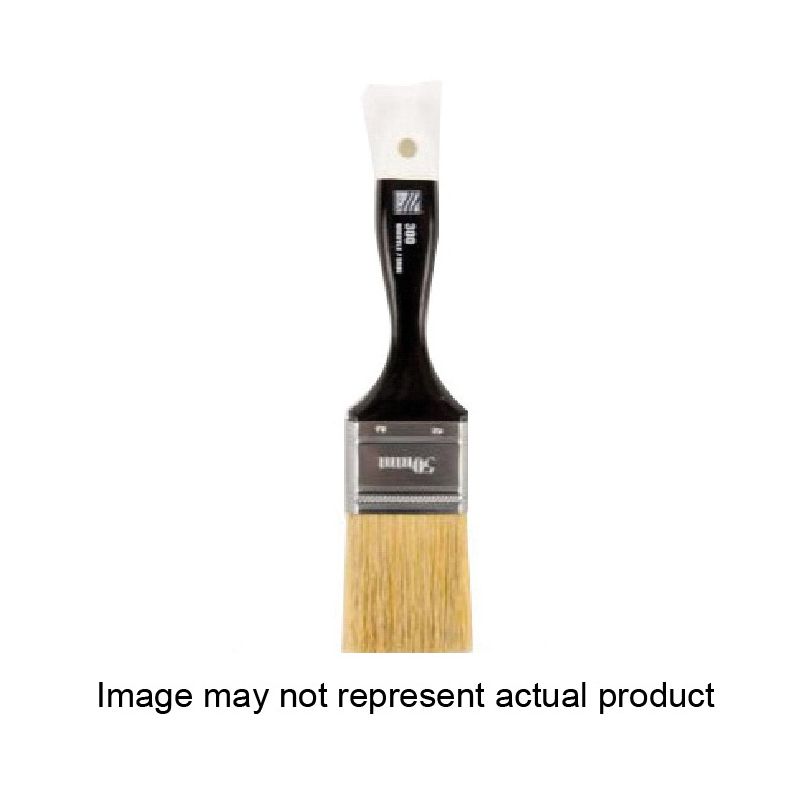 NOUR 300-100N Straight Wall Paint Brush, 4 in W, 3 in L Bristle White