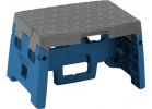 COSCO 1-Step Folding Step Stool 300 Lb., Blue/Gray