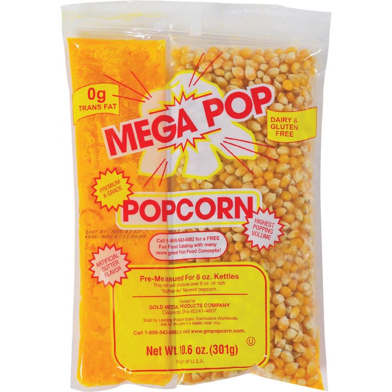 Gold Medal Mega Pop Popcorn Kit 24 Kits 24pk
