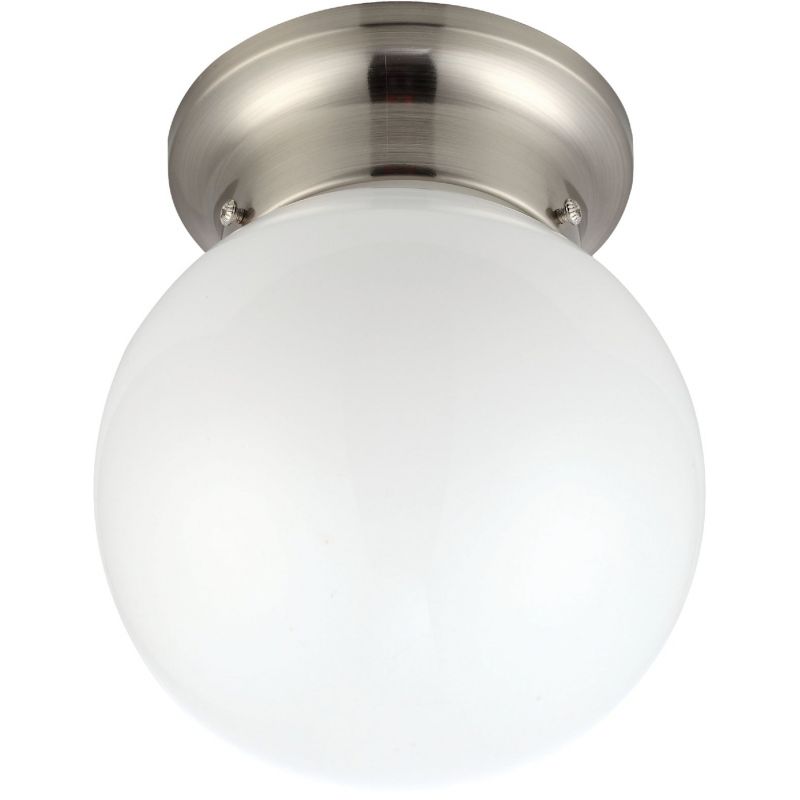 Home Impressions 6 In. Flush Mount Ceiling Light Fixture 6 In. W. X 7-1/4 In. H.