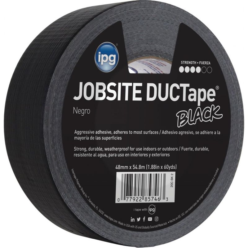 Intertape AC20 DUCTape General Purpose Duct Tape Black