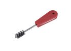 Oatey 31327 Fitting Brush, 5 in OAL, Steel Bristle, 1-1/2 in L Brush, Plastic Handle