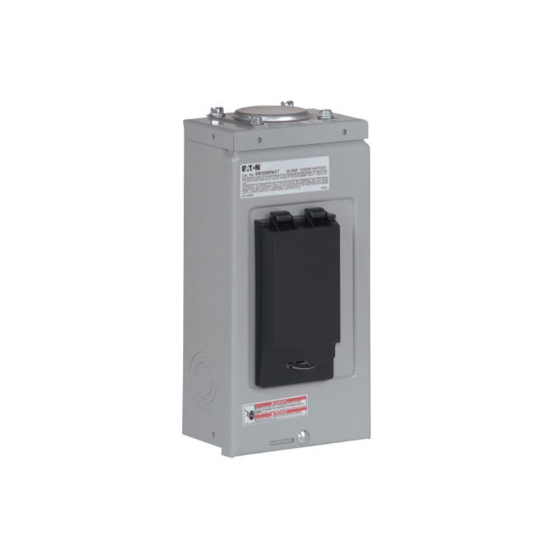 Cutler-Hammer BR50SPAST Spa Panel, 1 -Phase, 50 A, 240 V, 1 -Space, 8 to 2 AWG Wire, NEMA 3R Enclosure