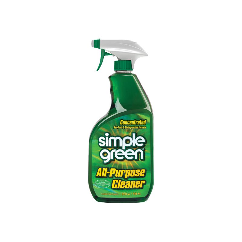 Simple Green 2710001213033 All-Purpose Cleaner, 32 oz Spray Bottle, Liquid, Sassafras, Green Green