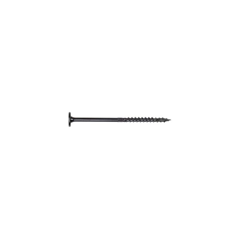 Simpson Strong-Tie Outdoor Accents SDWS SDWS22312DBB-R50 Structural Screw, 3-1/2 in L, Low-Profile Head, 6-Lobe Drive Black