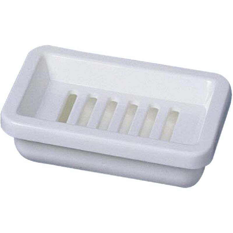 Homz 2-Pc. Plastic Soap Dish Basic
