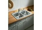 Kohler Cadence Double Bowl Kitchen Sink 33 In. X 22 In. X 8-5/16 In. Deep, Stainless Steel