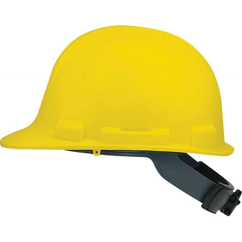 Safety Works Cap Style Wheel Ratchet Hard Hat Universal, Yellow