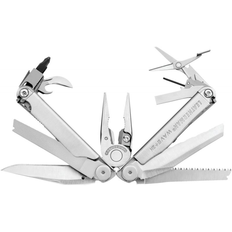 LEATHERMAN, Wave+, 18-in-1 Full-Size, Versatile Multi-tool for DIY, Home,  Garden, Outdoors or Everyday Carry (EDC), Stainless Steel