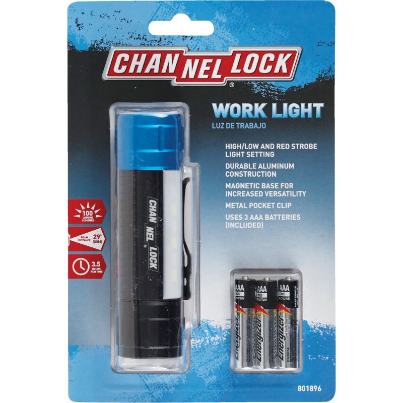Channellock LED Multi-Flashlight Black