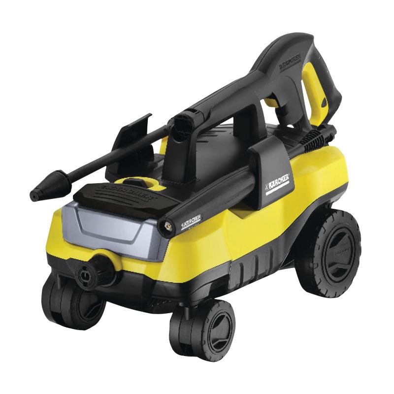 Karcher K 3 1.601-990.0 Pressure Washer, 13 A, 120 V, Axial Pump, 1800 psi Operating, 1.3 gpm, Spray Nozzle Black/Yellow