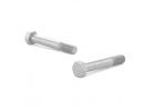 Reliable HC2HDG385CT Hex Bolt, 3/8-16 Thread, 5 in OAL, 2 Grade, Galvanized Steel, Coarse, Partial Thread