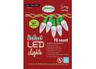 J Hofert Clear 70-Bulb C6 LED Light Set