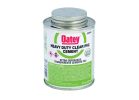 Oatey 30850 Solvent Cement, 4 oz Can, Liquid, Clear Clear