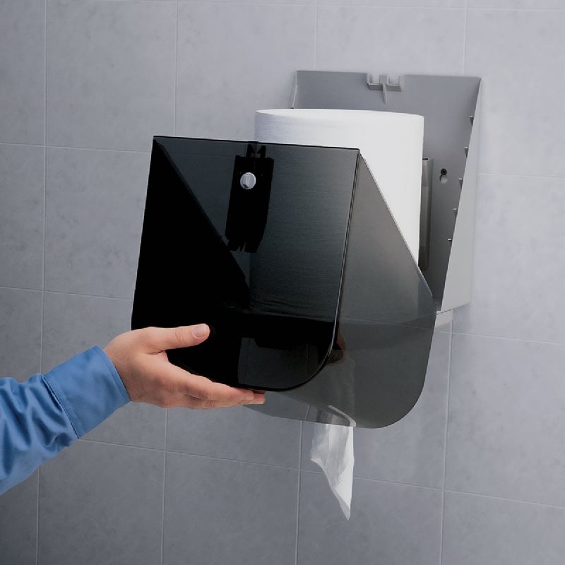 Kimberly Clark Scott Essential In-Sight Center-Pull Paper Towel Dispenser Smoke
