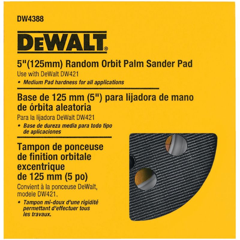DeWalt 8-Hole Hook and Loop Sanding Disc Backing Pad