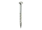 Kreg SML-F125S5-100 Pocket-Hole Screw, #7 Thread, 1-1/4 in L, Fine Thread, Maxi-Loc Head, Square Drive, Sharp Point