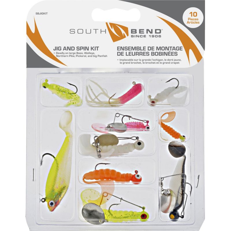 SouthBend Jig &amp; Spin Fishing Lure Kit