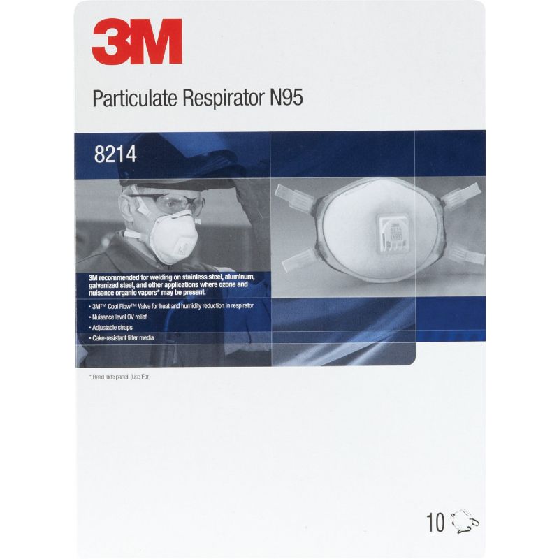 3M Particulate Welding Respirator with Nuisance Level Organic Vapor Relief Disposable