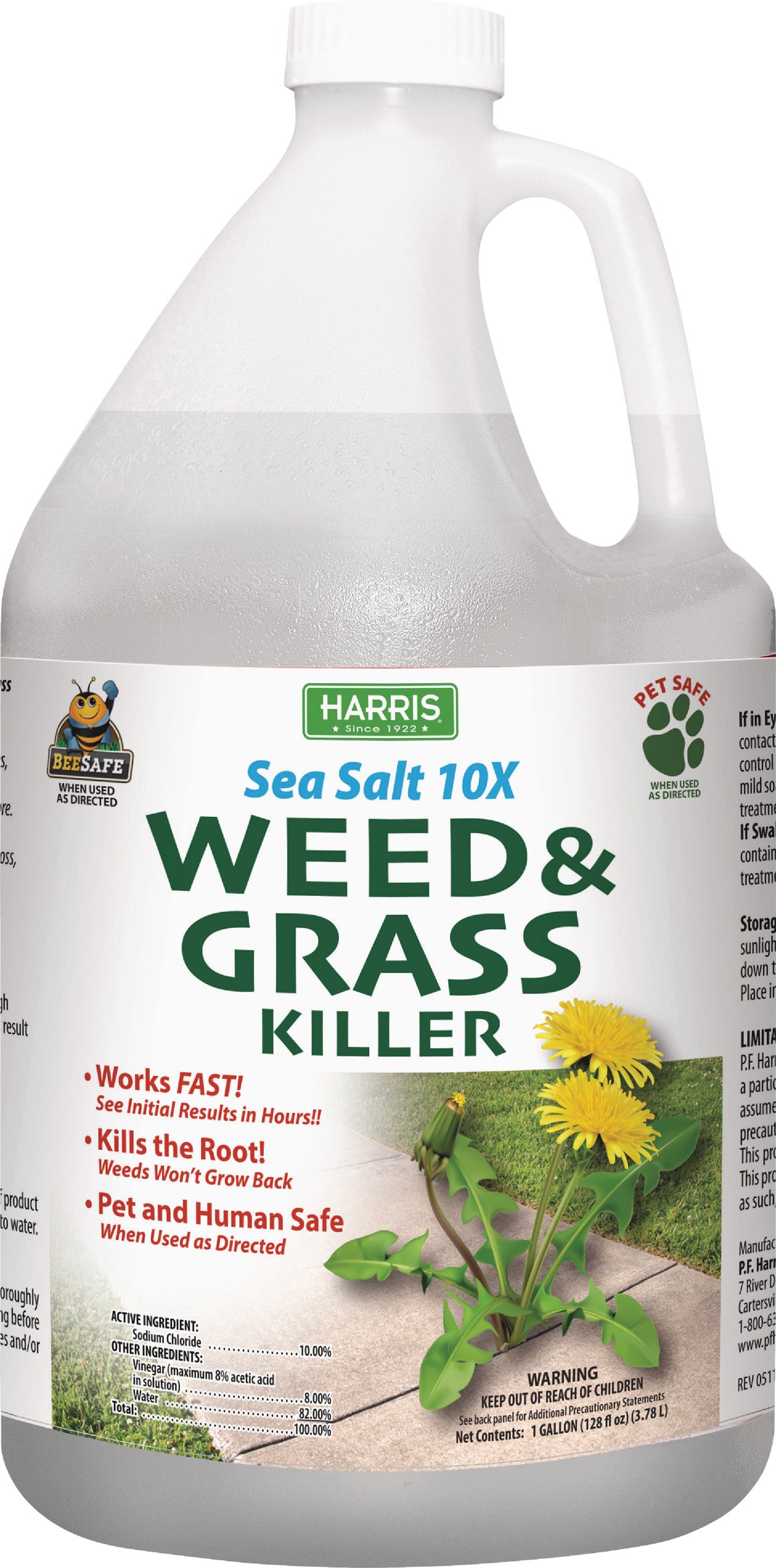 Buy Harris Sea Salt 10x Weed And Grass Killer 1 Gal Trigger Spray 