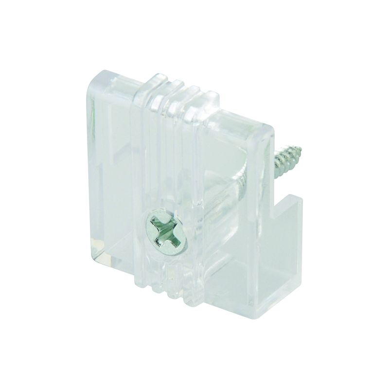 OOK 50226 Mirror Clip Set, Plastic, Clear, Wall Mounting Clear (Pack of 12)