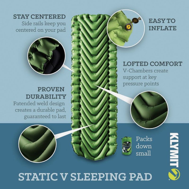 Klymit Static V Sleeping Pad Green
