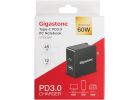Gigastone Type-C PD3.0 PC Notebook Wall Charger Black, 2.4A