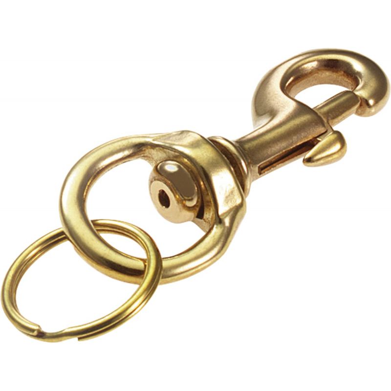 Lucky Line Brass Bolt Snap Key Chain