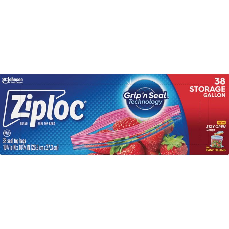 Ziploc Double Seal Lock Food Storage Bag 1 Gal.