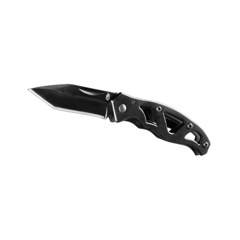 Gerber 31-001729 Folding Knife, 2.13 in L Blade, 7Cr17MoV Stainless Steel Blade, 1-Blade, Textured Handle, Black Handle 2.13 In